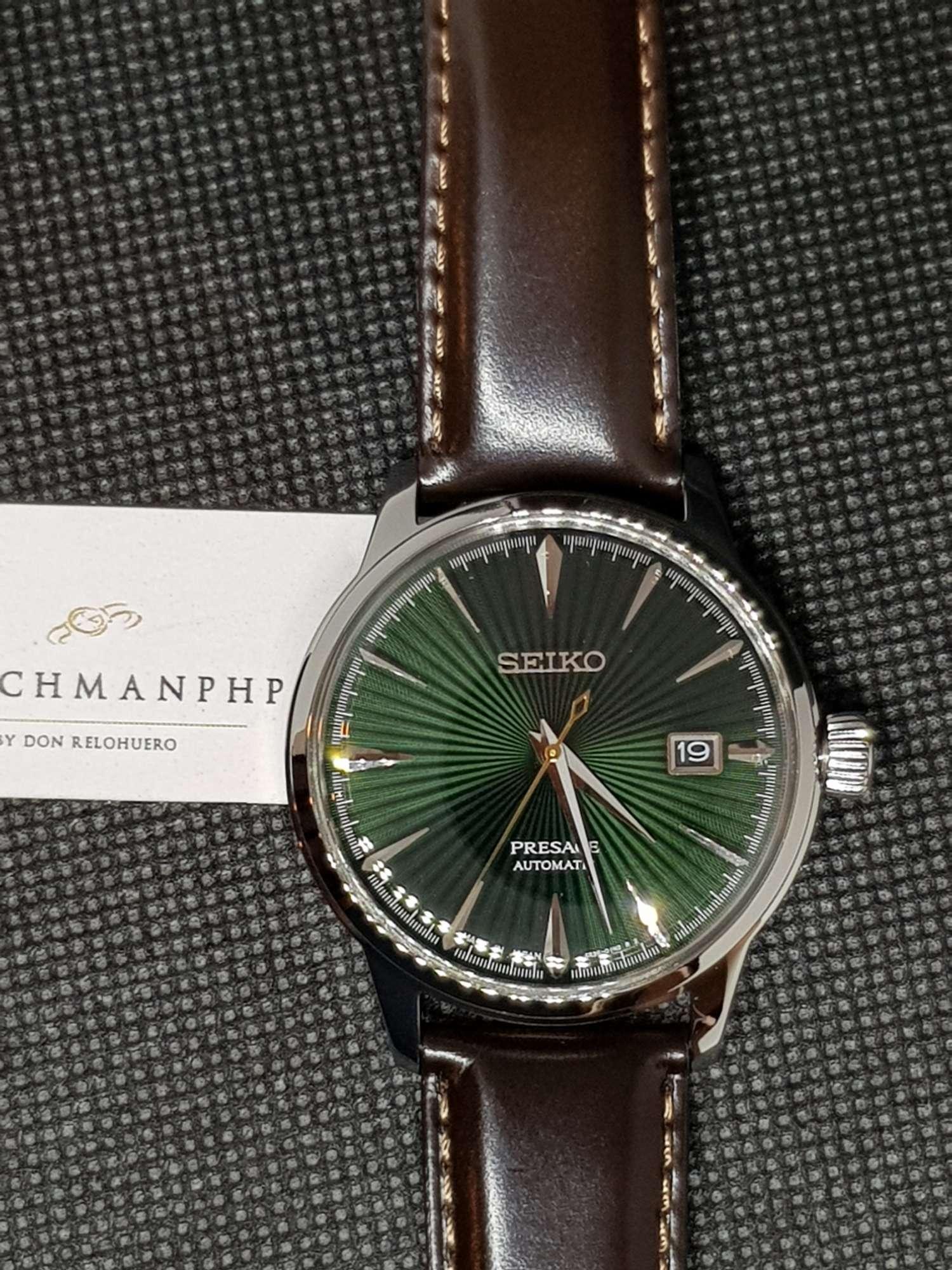 Seiko Presage Green Mocking Bird srpd37j1 Made in Japan Original Authentic  1year Seiko warranty | Lazada PH