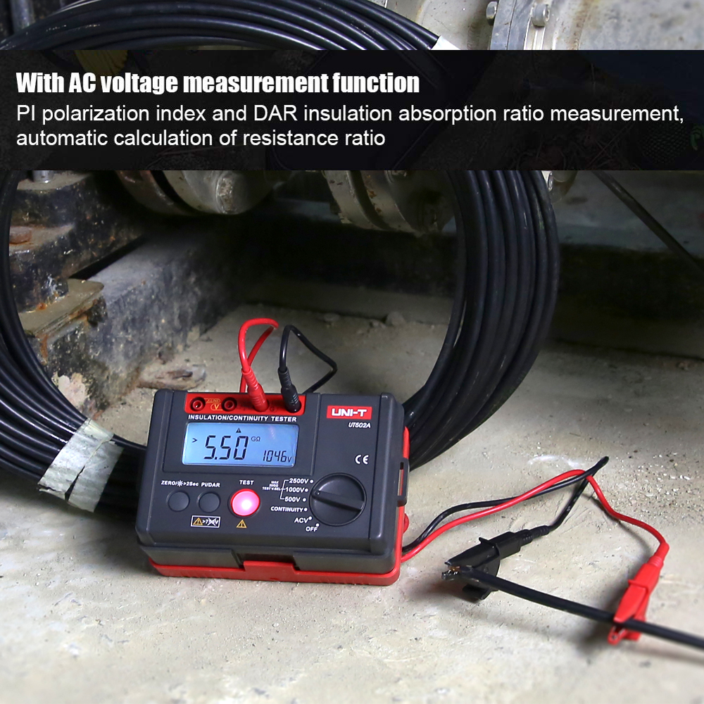 UT500 Series Insulation Resistance And Continuity Tester, 53 OFF