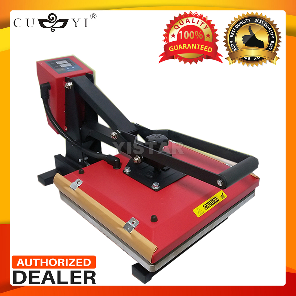 CUYI Heat Press Machine A4 15x15 Inches Heavy Duty Red Lazada PH cuyi-heat-press-machine-a4-15x15-inches-heavy-duty-red-lazada-ph