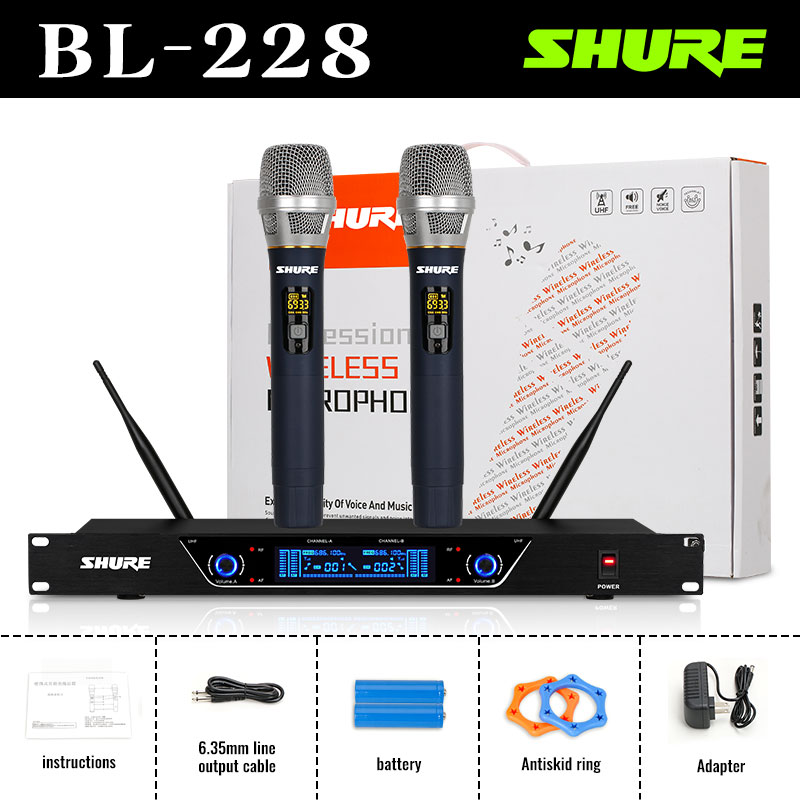 SHURE BL228 propesyonal na wireless handheld outdoor live broadcast