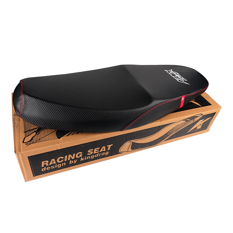 King Drag Flat Seat For HONDA Wave125S Black/Carbon Specializes In The