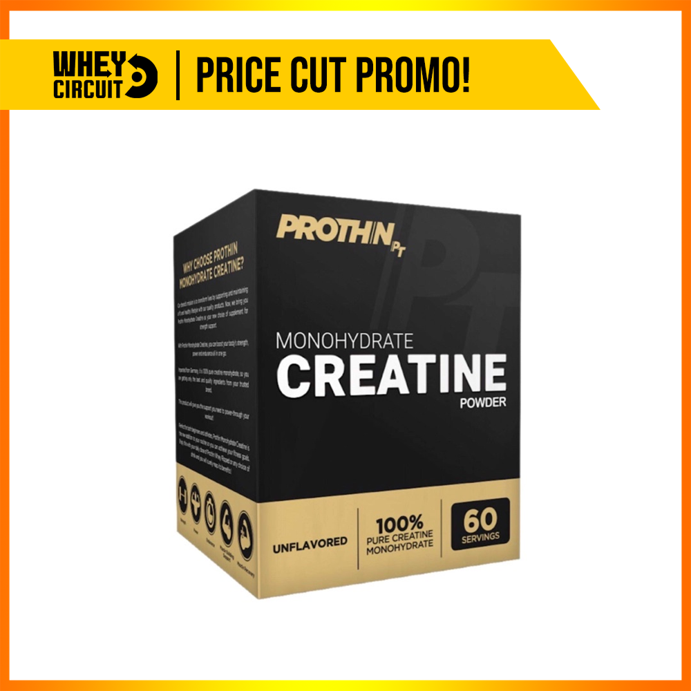 Prothin Monohydrate Creatine Powder 60 Servings Lazada PH