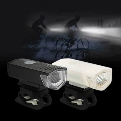 [n33gvc3q] 3 Modes Waterproof USB Rechargeable Handlebar Torch 300 Lumens Bike Light Front Flashlight Bicycle Headlight
