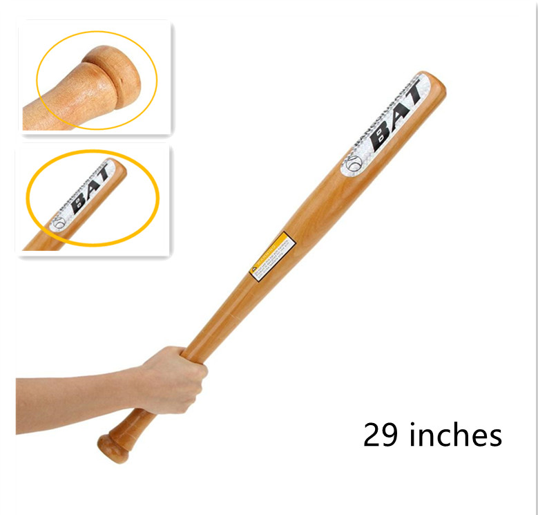 Wooden Baseball Bat 29 Inches Softball Bat Professional Hardwood Baseball Bat Stick Outdoor