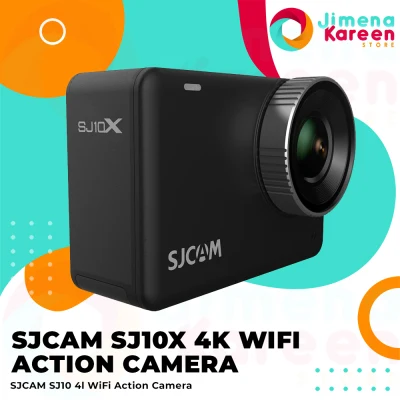 SJCAM SJ10X Action Camera 4K 24FPS 10M Waterproof WiFi LIVE Streaming Gyro Stabilization Sports DV