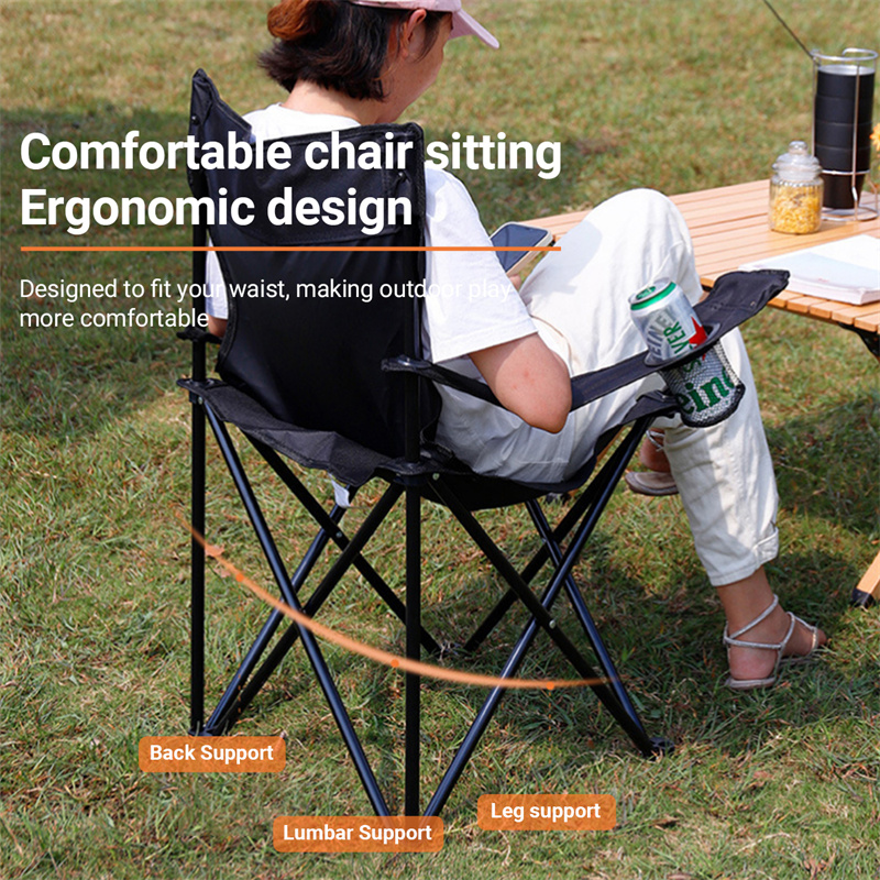 COD】camping chair folding chair portable foldable chair camping