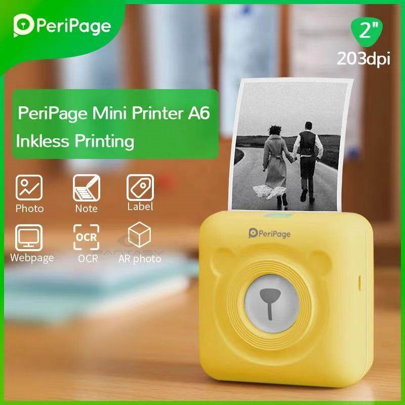 Small Printer Accessories 5-Roll Mini Printer Paper - Thermal Sticker ...