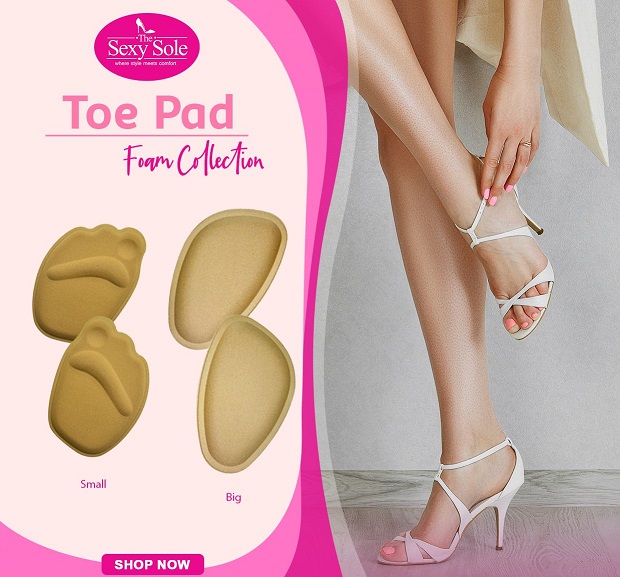 Toe pads for high on sale heels