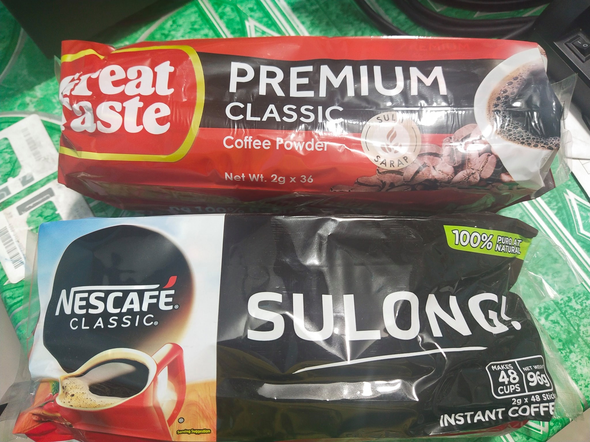 Nescafe Classic Instant Coffee/Great Taste Sticks 2g (pack of 48 sticks