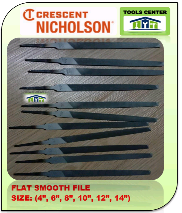 CRESCENT NICHOLSON FLAT FILE SMOOTH (4", 6", 8", 10", 12", 14") Lazada PH