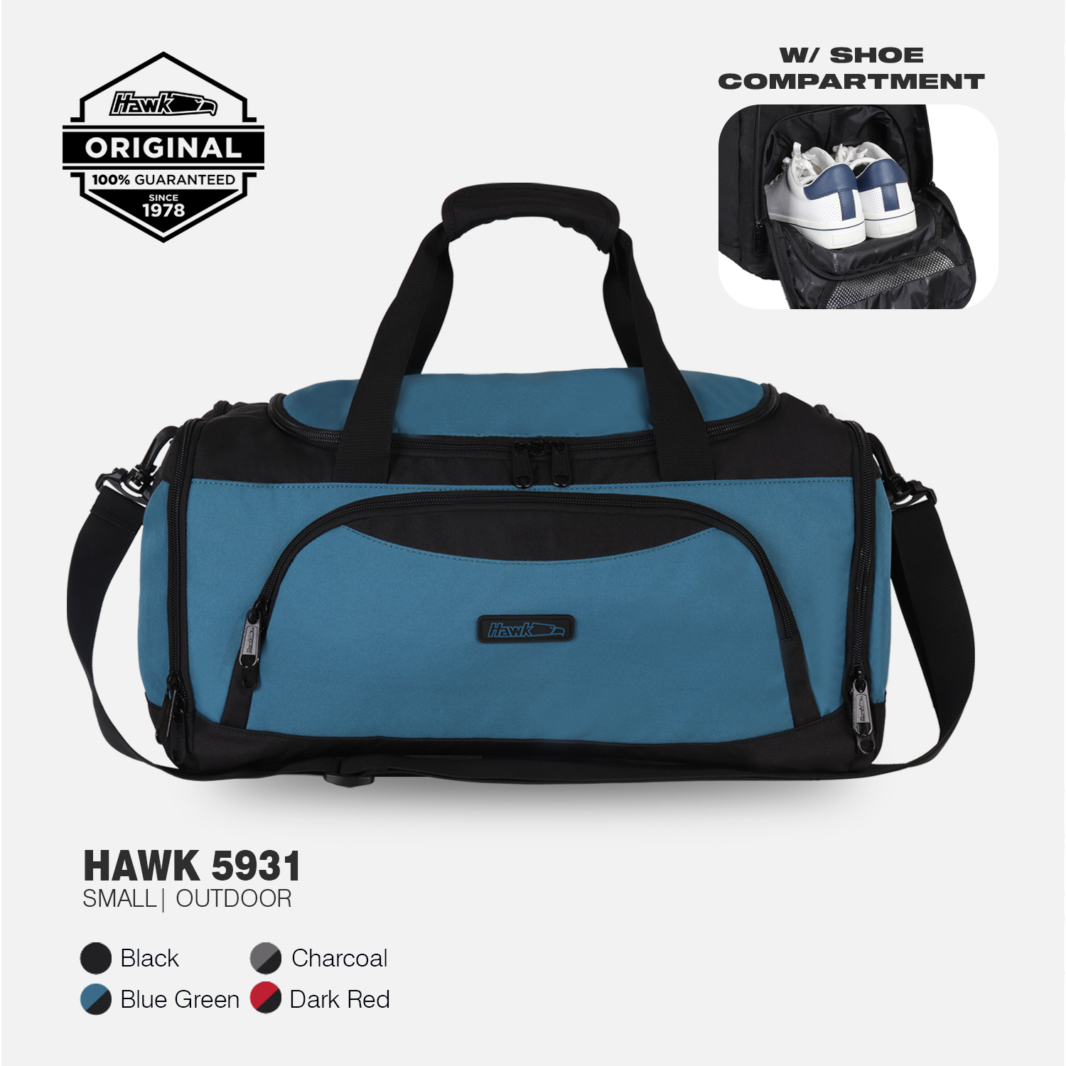 Hawk 5931 Travel Bag Durashield Fabric Travel Bag Local