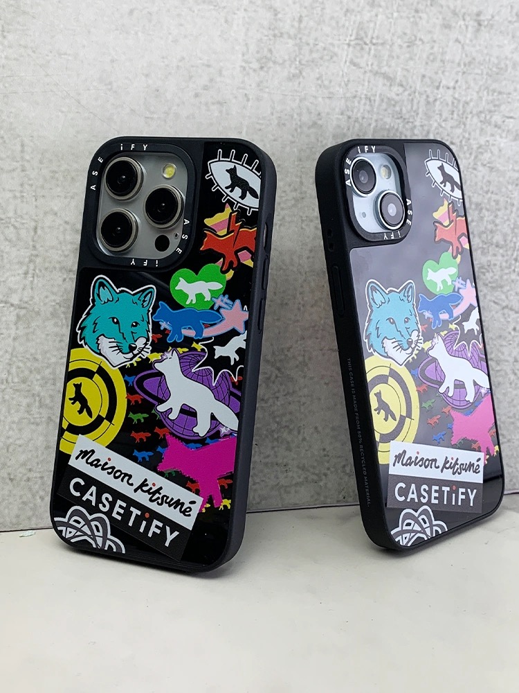 CASETiFY iPhone15 ケース MAISON KITSUNÉ CASETiFY x Maison Kitsuné Case with Magsafe for iPhone 15