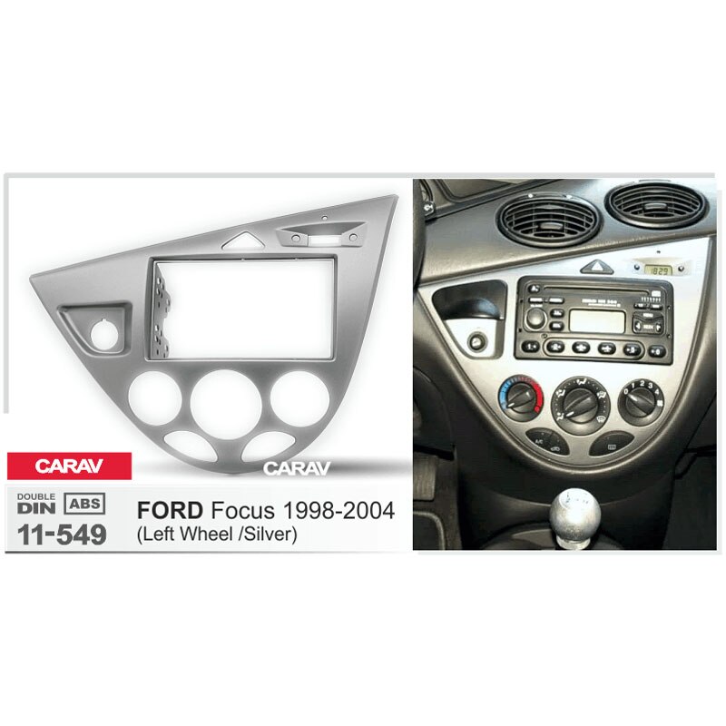 CARAV 11-549 Top Quality Radio Fascia for FORD Focus 1998-2004 (Left Wheel) Stereo Fascia Dash CD Trim Installation Kit | Lazada PH
