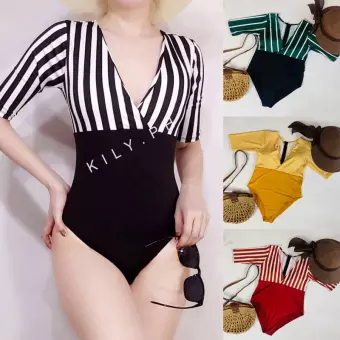 lazada one piece swimsuit