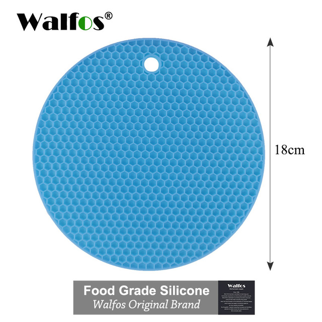 WALFOS NonSlip Heat Resistant Kitchen Cooking Hot Pot Cover Holder Pad- Silicone Rubber Pot Lid Holder-Silicone Trivets Mat - Price history &  Review, AliExpress Seller - Walfos Industrial Company Limited