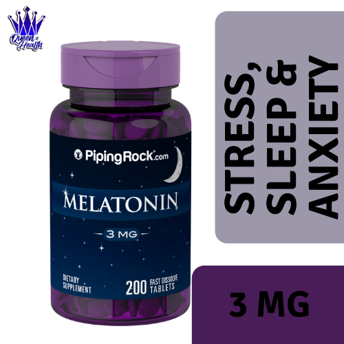 Piping Rock Melatonin 3mg 200 Tablets | Lazada PH