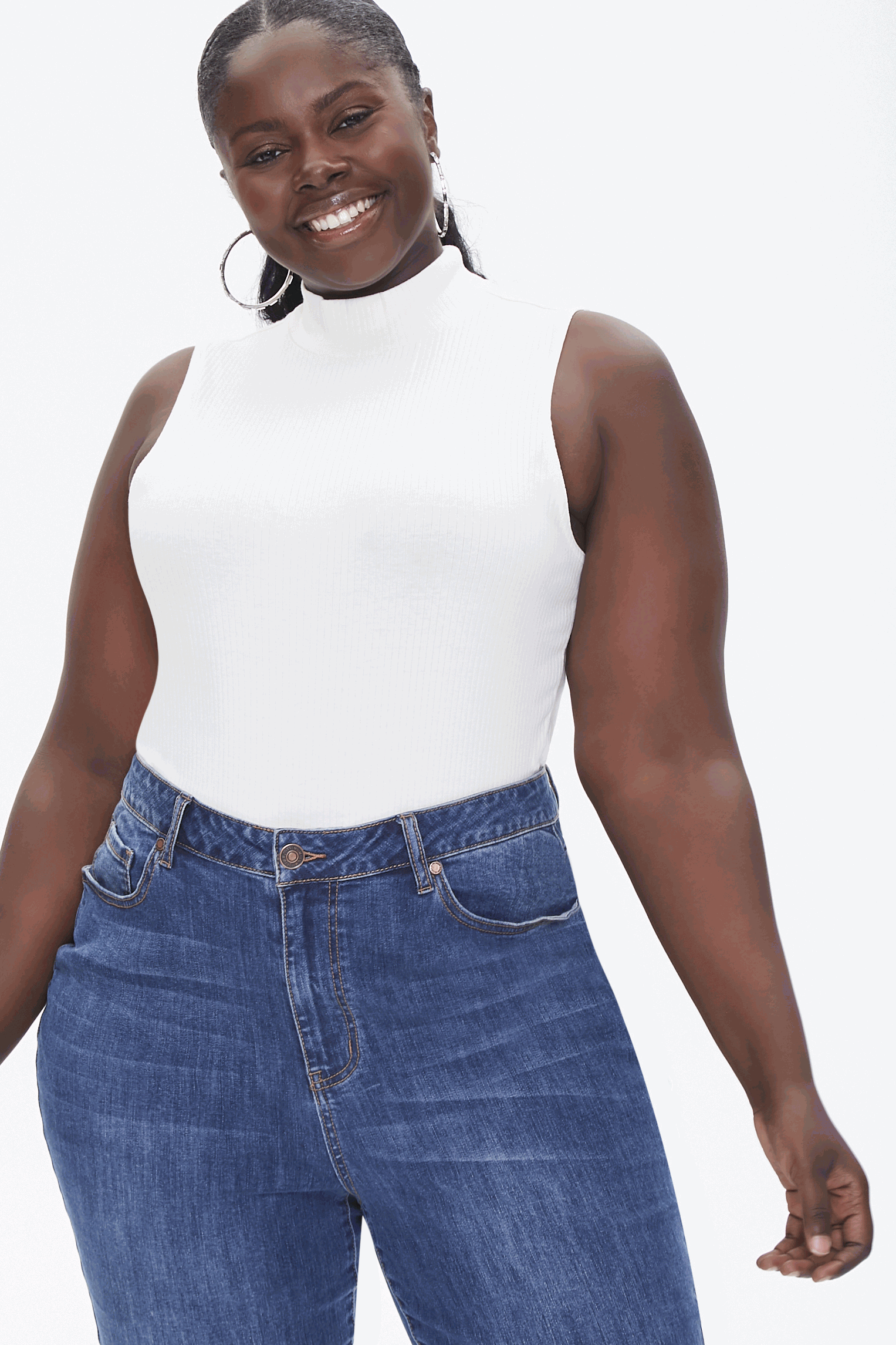 Sleeveless Turtleneck Bodysuit | Lazada PH