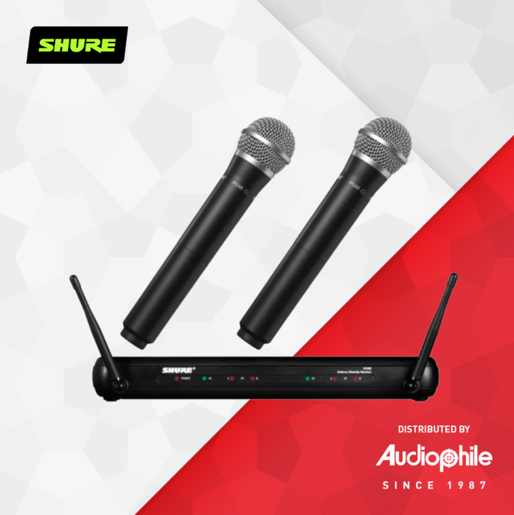 SHURE SVX288/PG58 Dual Vocal Wireless System | Lazada Philippines