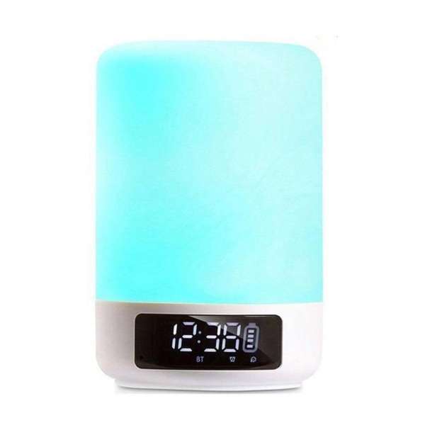 Bluetooth Speaker Lamp Color Changing Lamp Bedside Lamp Touch Control Lamp RGB & LED Kids Night Light Mode, Music Mood Light Table Lamp,TF Card Music Play, Sleep Mode