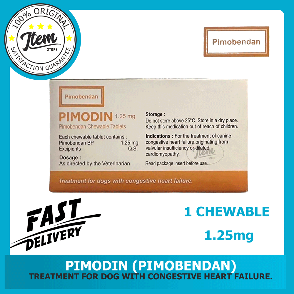 PIMODIN (PIMOBENDAN) 1.25MG 1 TABLET | Lazada PH
