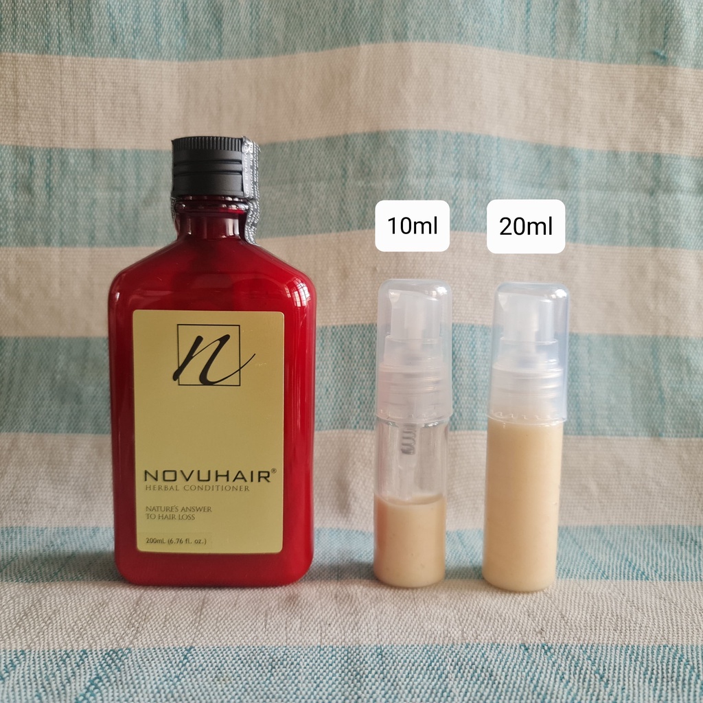 Novuhair Scalp Lotion Shampoo Conditioner Takal Decant Lazada PH