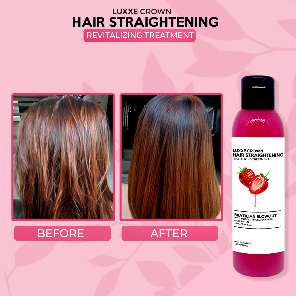 Crown hair outlet straightening