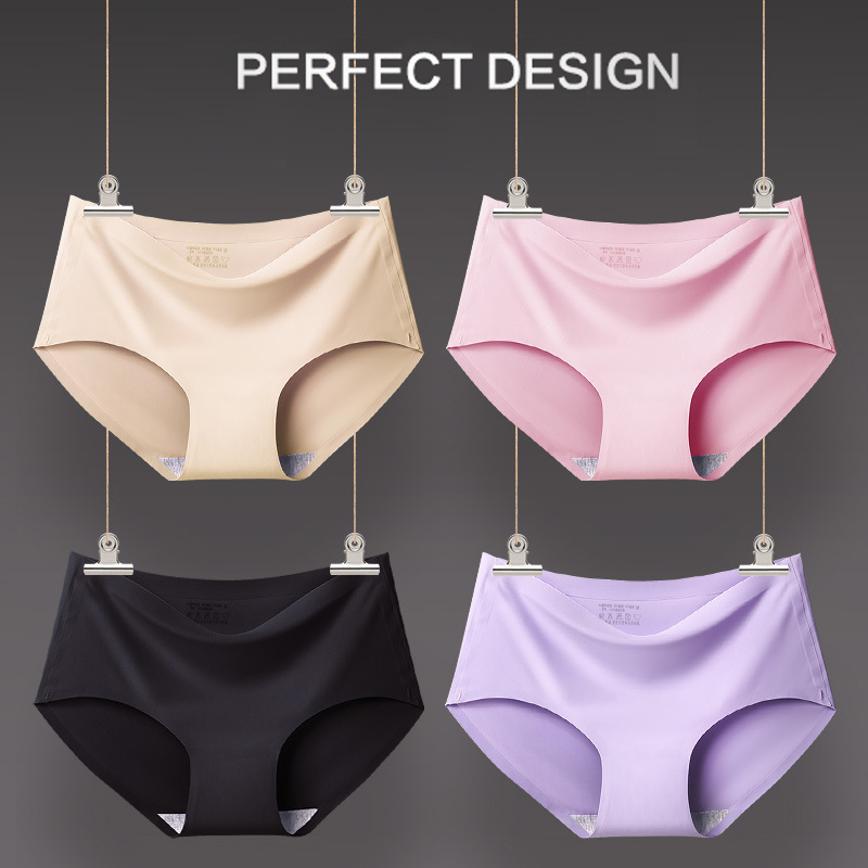Umiwear Pure Cotton women Panties 100% Cotton Fabric Medium Waist Tummy  Control Elastic Design Elastic Women's underwear