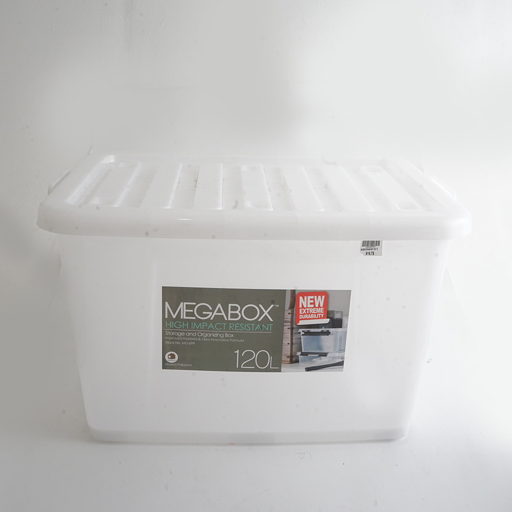 Megabox 120L Storage Box - Clear | Lazada PH