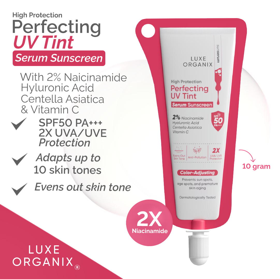 Luxe Organix High Protection Perfecting UV Tint Serum Sunscreen SPF 50 ...