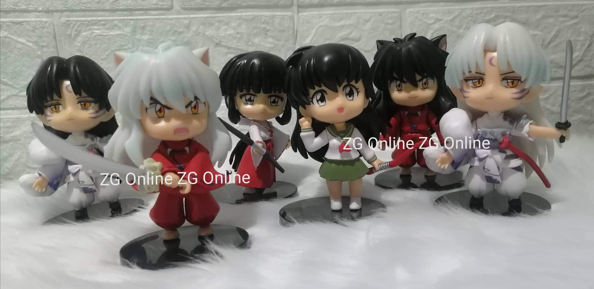 Inuyasha Sesshomaru Kagome Kikyo Miroku Anime Action Figure Collectible  Display Decoration Gift Accent Design Give A Ways Embelishments Cake Topper  | Lazada PH