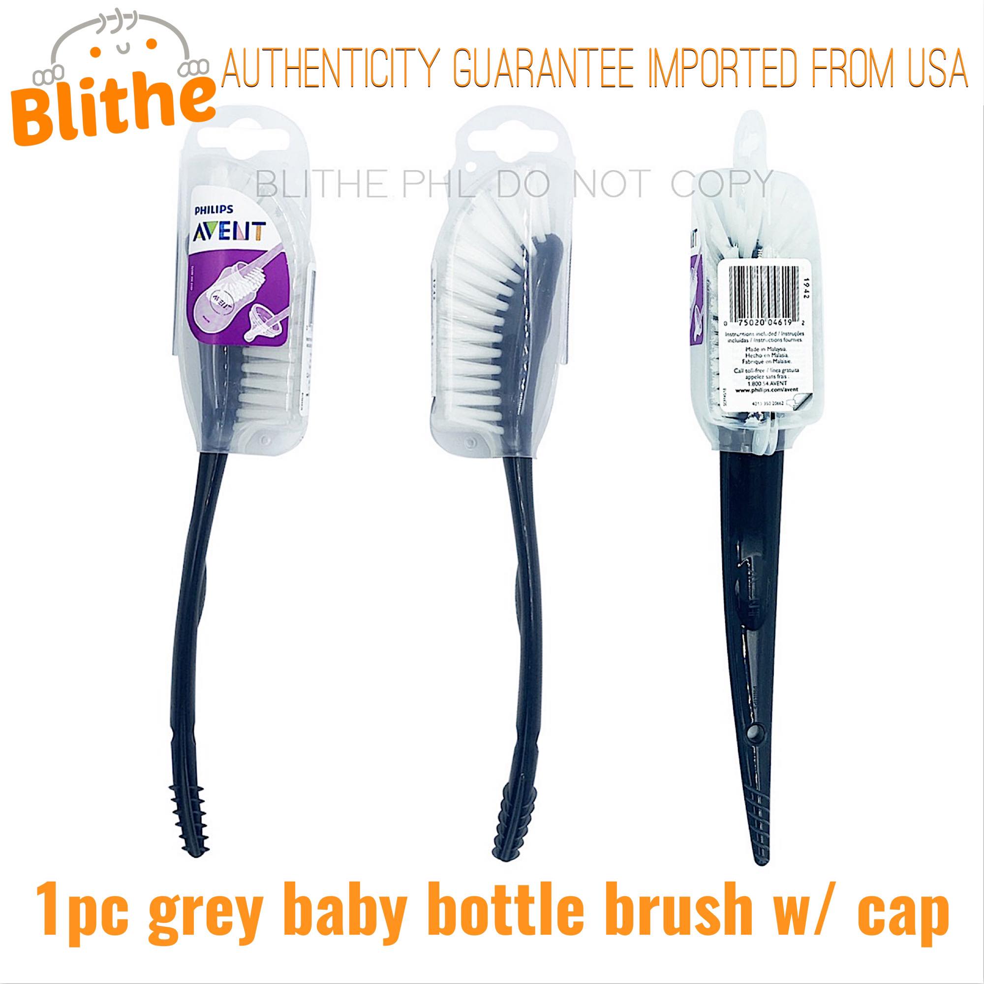  Philips AVENT Baby Bottle and Nipple Brush, Grey