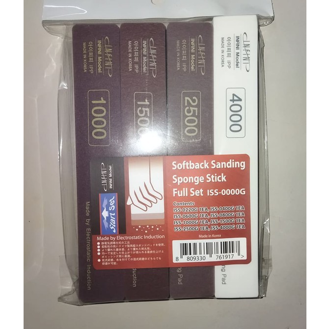 INFINI Model Sanding Sponge Stick "ISS" Series ( Packs and Full Set