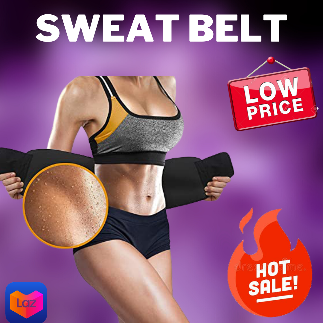 SWEAT BELT Premium Waist Trainer Sauna Belt for Men & Women Sweat