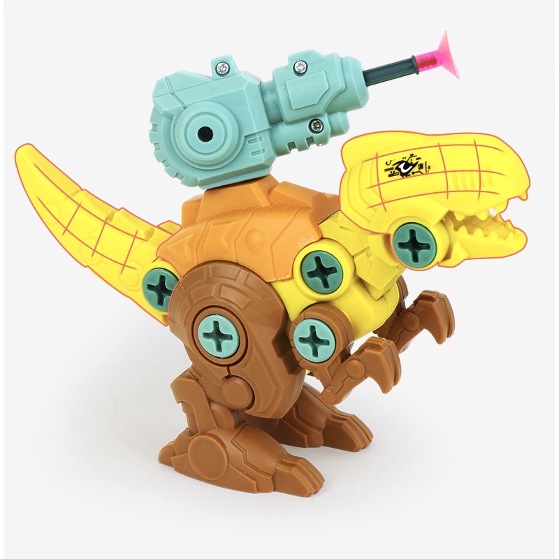 DIY Dinosaur Toys Combination Assemble Toys Gifts with Screwdriver Baby Puzzle Educational Toys