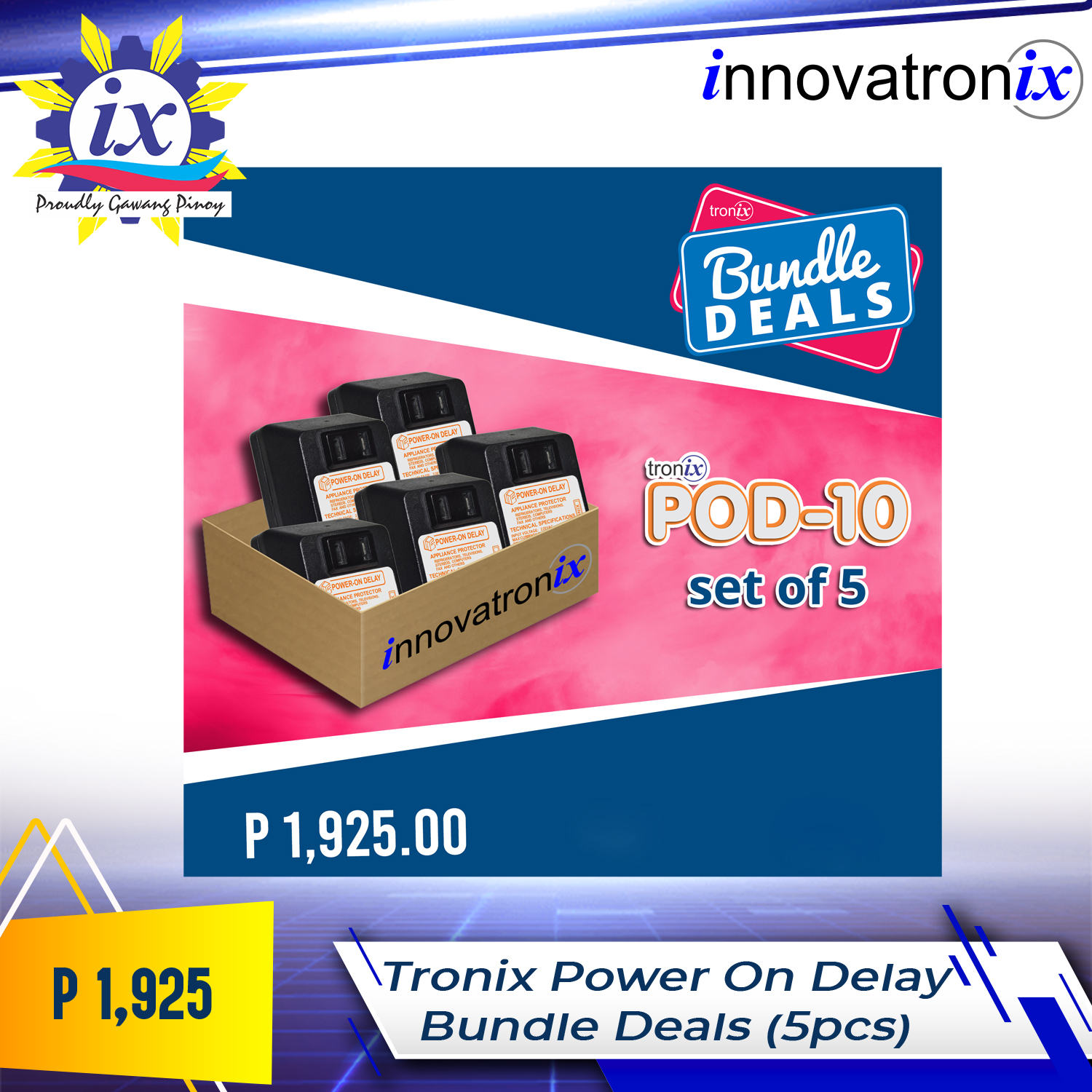 Innovatronix/Tronix POD10 / POD 10 Power on delay Bundle deals 5 pcs
