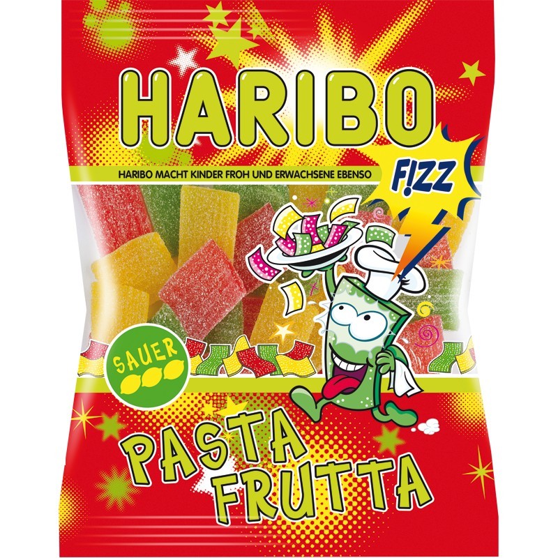 Imported from Germany: Haribo Pasta Frutta Sour Stripes 70 Gram | Lazada PH