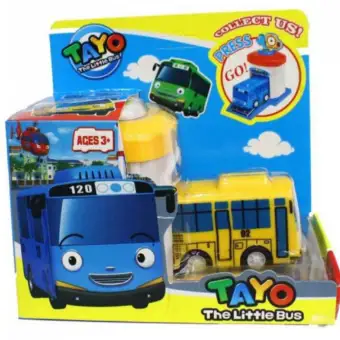 tayo bus slide and swing