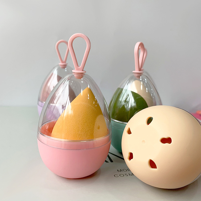 Beauty Egg Sponge Egg Puff Storage Box Hook Breathable Anti-mold Gourd Makeup Egg Box HOMP