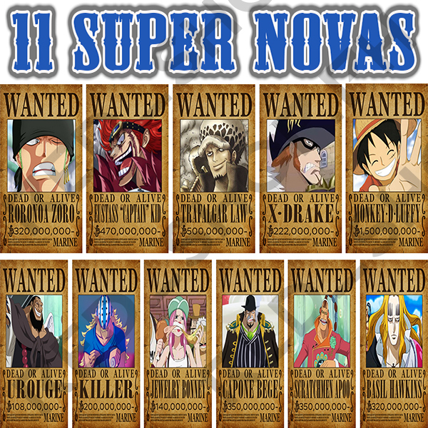Set Poster One Piece Wanted Poster Size 0gsm Thickness Lazada Ph