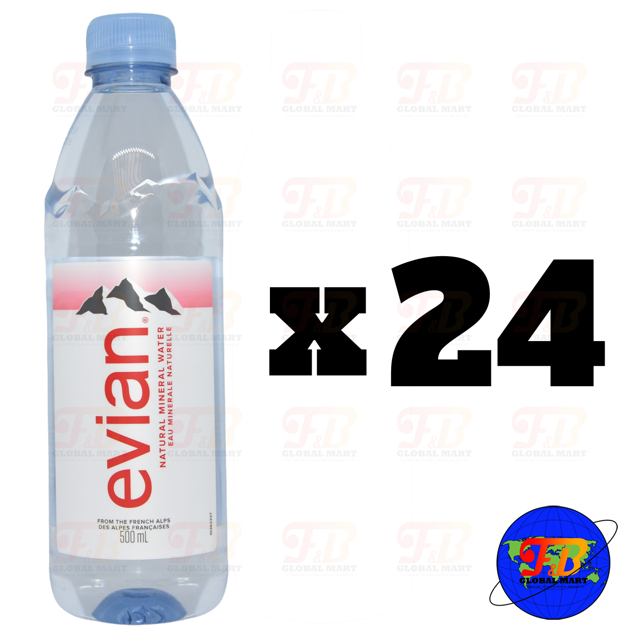 Evian Natural Mineral Water 500ml x 24 Bottle Per Box Lazada PH