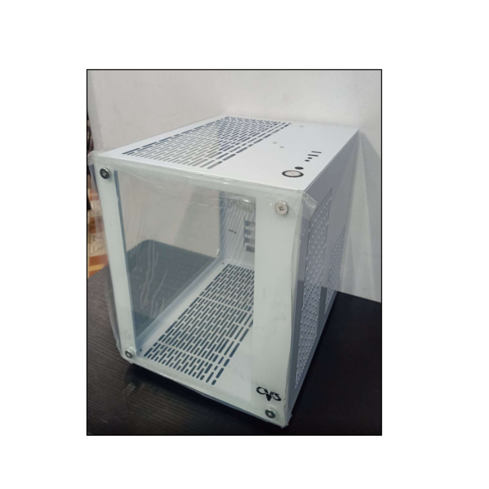 CVS KRONOS GAMING PC CASE W/ TEMPERED GLASS FRONT+SIDE/USB3/ BLACK