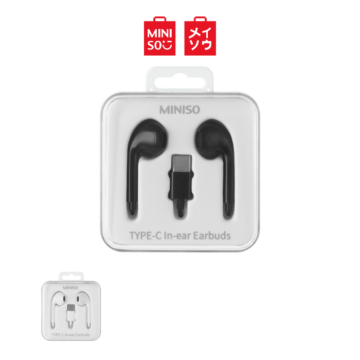 Miniso Type C In-Ear Earphones Earbuds Headphone Type C Braided