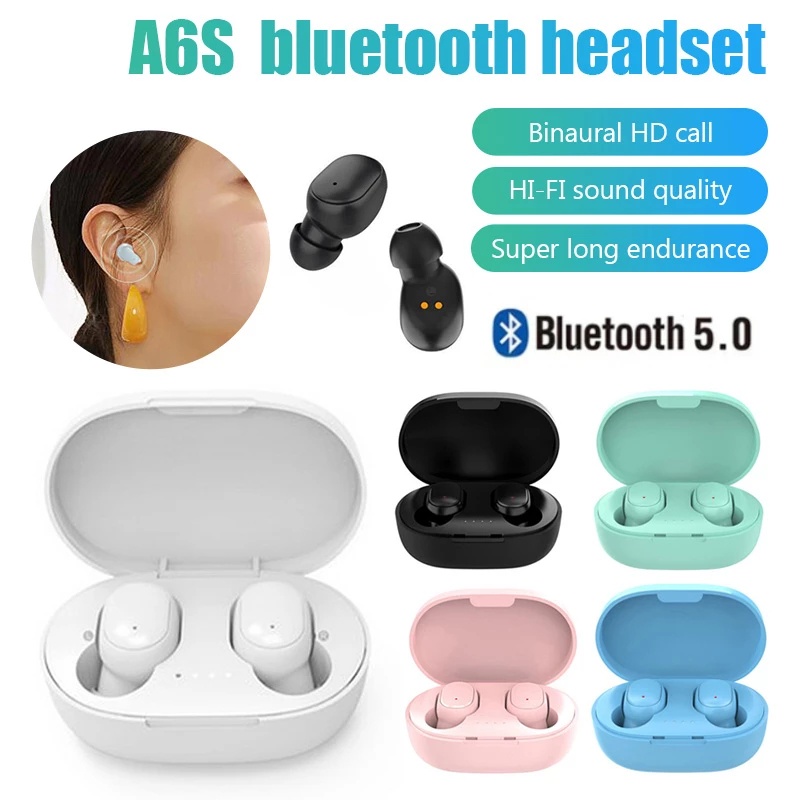 A6S Tws Bluetooth 5.0 Wireless Sports Earphones With Smart