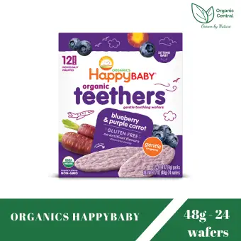 happy baby teethers blueberry & purple carrot