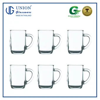 clear glass coffee mugs 10 oz