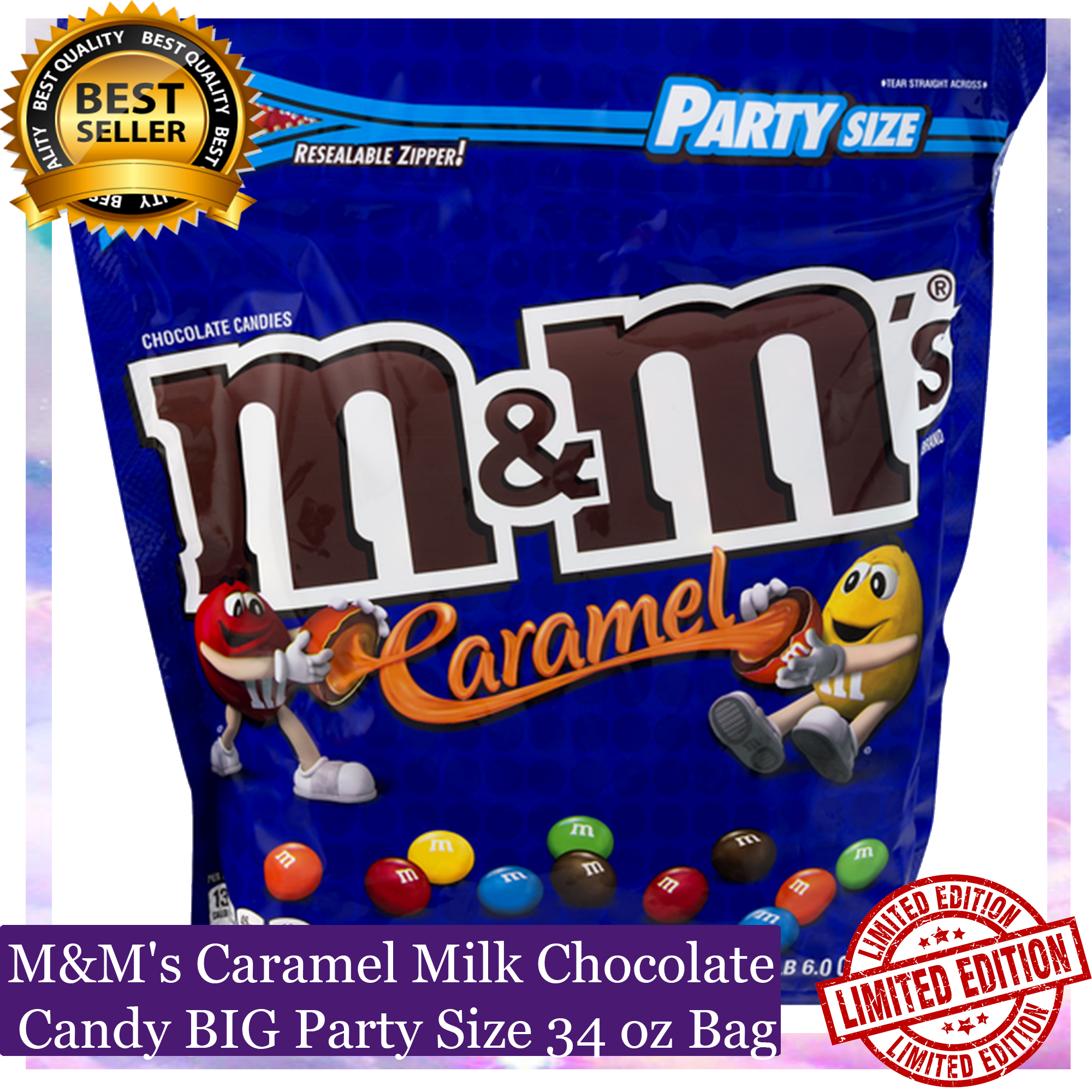M&M'S - M&M'S, Chocolate Candies, Milk Chocolate, Party Size (38 oz), Shop
