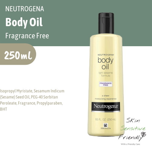 Neutrogena Moisturizing Light Sesame Body Oil Fragrance Free Lazada PH