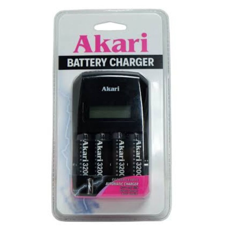 Akari Rechargeable Battery Charger Batteries Lazada Ph