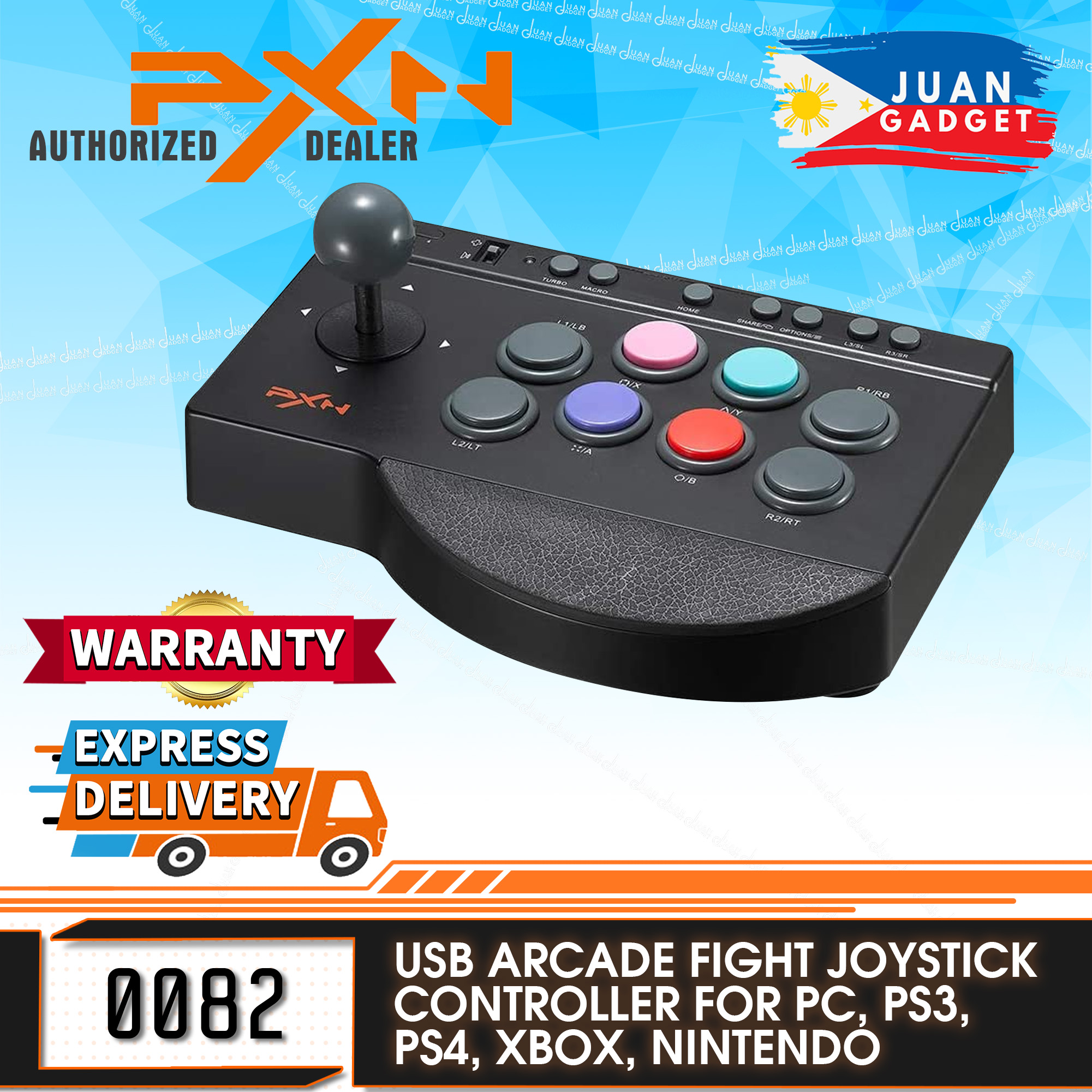 PXN 008 Gaming Arcade Stick (Plug & Play) Multi-Platform Game Fighting – JG  Superstore