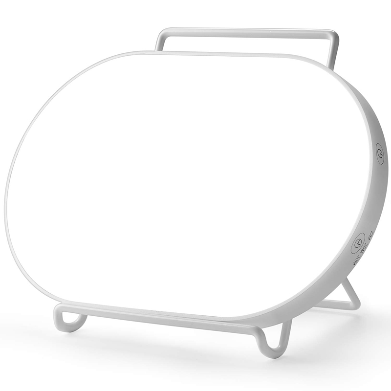 Bright White Light Therapy Lamp with 4 Adjustable Brightness, UVFree